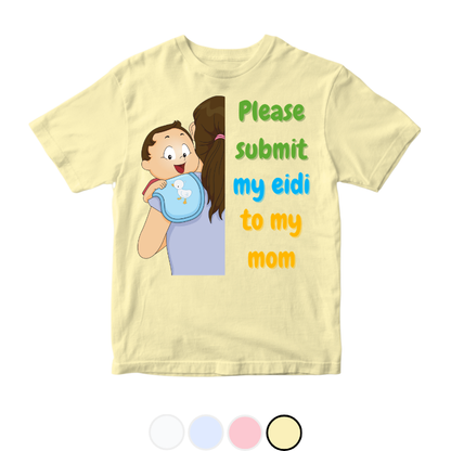 Comic Submit My Eidi Romper | Eid Romper