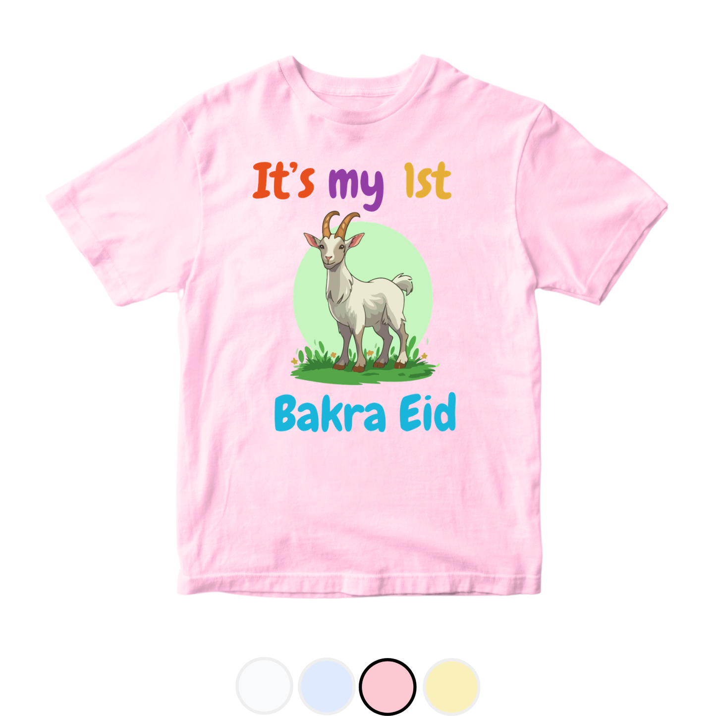 Customized Its my 1st Bakra Eid Green Bakra | Eid Ul Adha