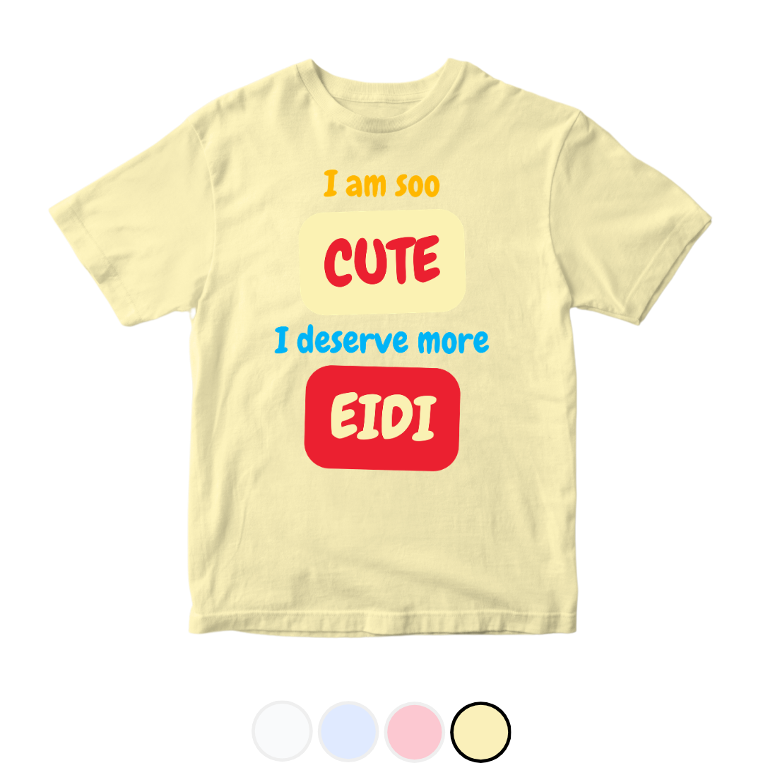 I am Cute I deserve More Eidi Blocks