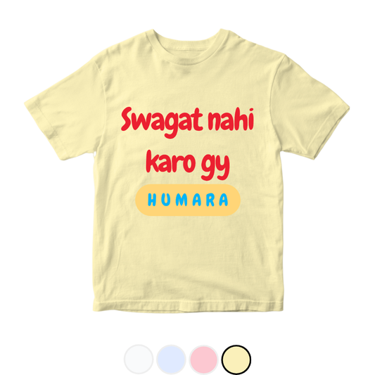 Sawagat nhi karo gy hamara | Size 0-3 Years