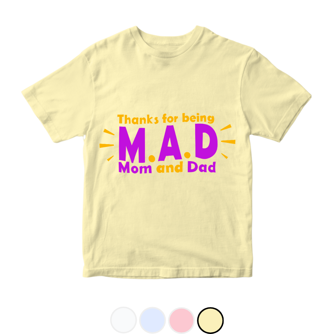 Thanks For being Mom & Dad | Size 0-3 Years