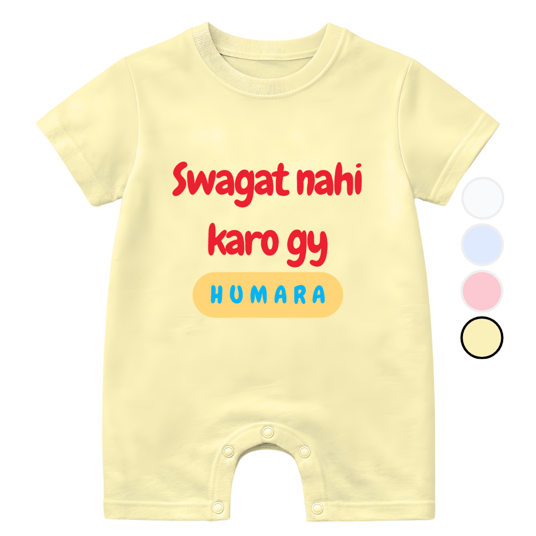 Sawagat nhi karo gy hamara | Size 0-3 Years