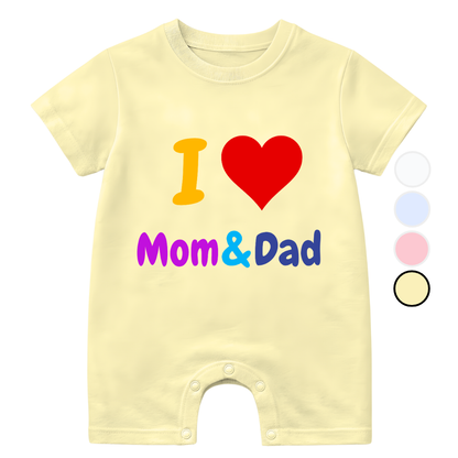 I love Mom n Dad | Size 0-3 Years