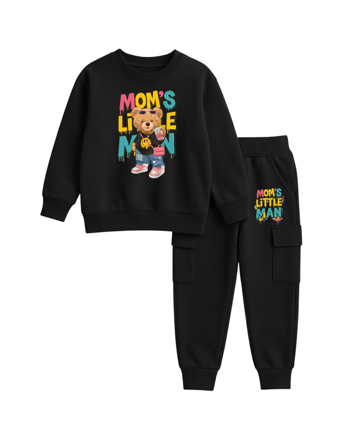 Mom's Little Man TrackSuit | 1-10 years